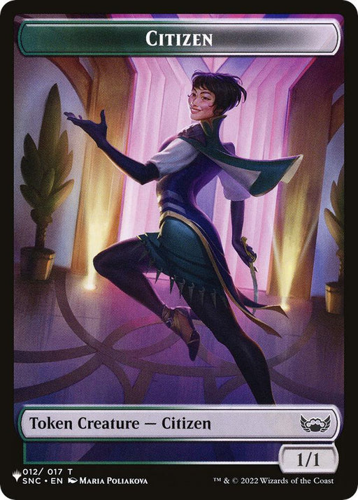 Cat (016) // Citizen Double-Sided Token (Back)