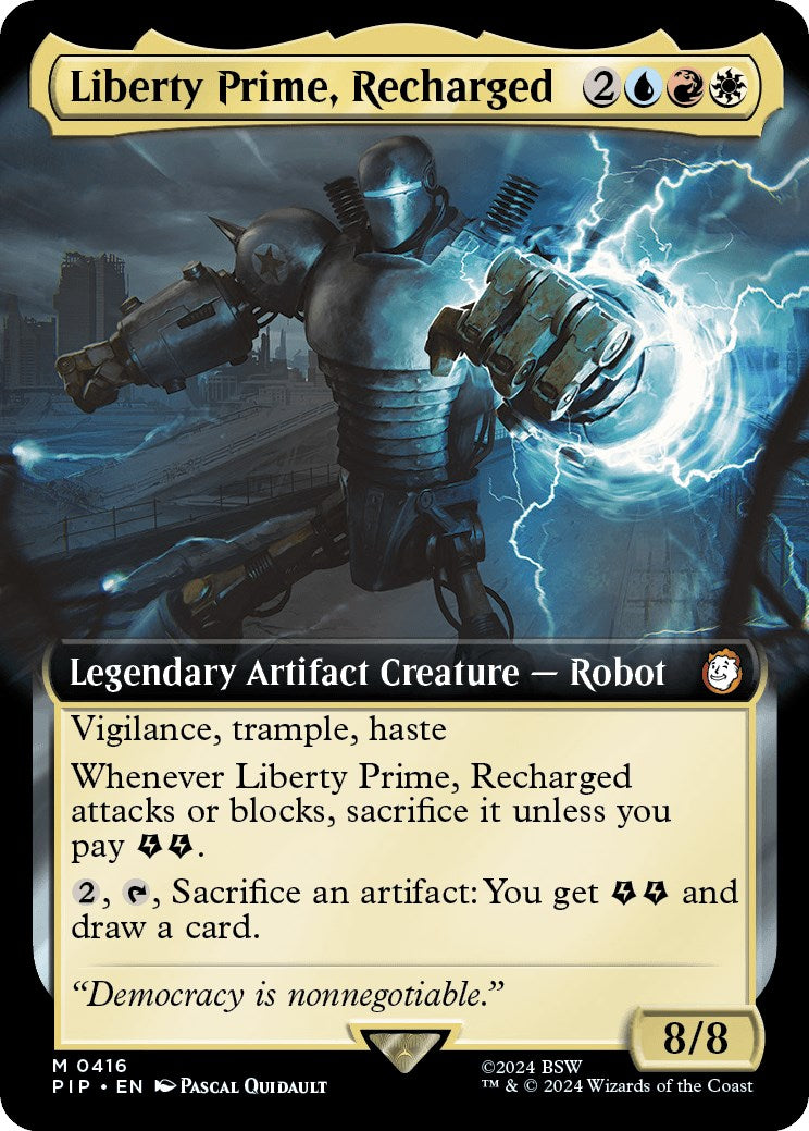 Liberty Prime, Recharged (Extended Art) [PIP - 416]