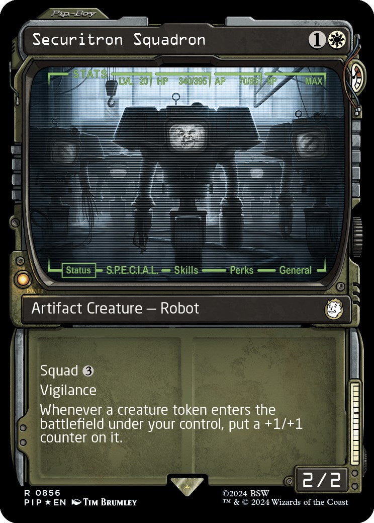 Securitron Squadron (Showcase) (Surge Foil) [PIP - 856]