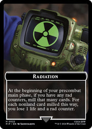 Radiation // Treasure (0018) Double-Sided Token