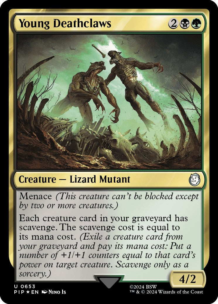 Young Deathclaws (Surge Foil) [PIP - 653]