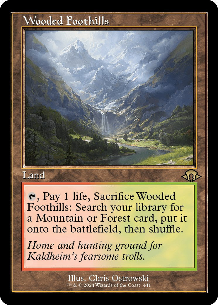 Wooded Foothills (Retro Frame) [MH3 - 441]