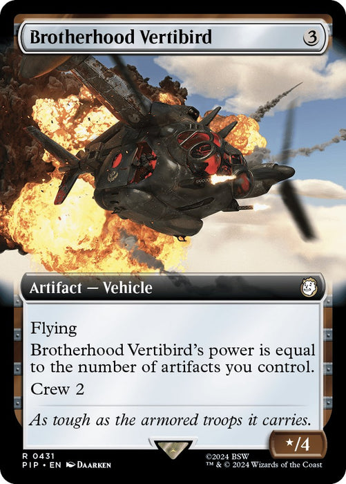 Brotherhood Vertibird (Extended Art) [PIP - 431]