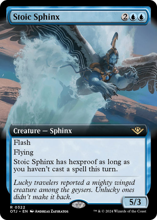 Stoic Sphinx (Extended Art) [OTJ - 322]