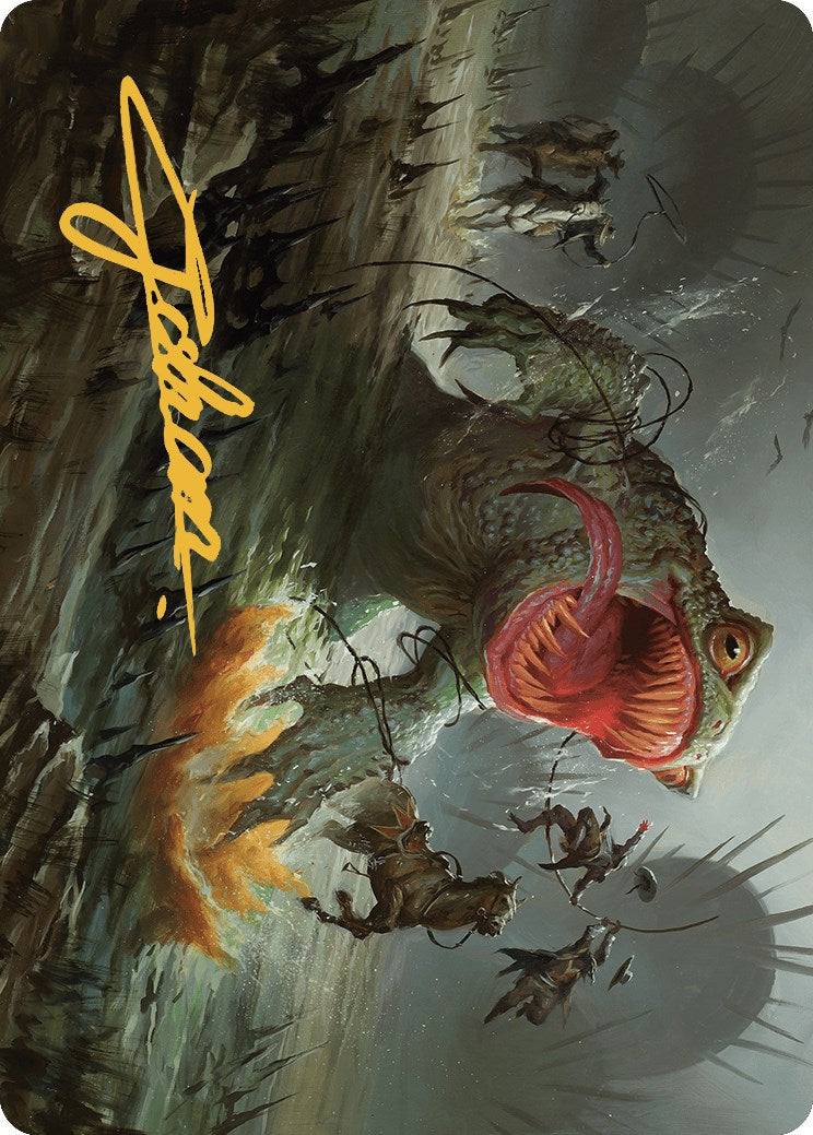 The Gitrog, Ravenous Ride Art Card (Gold-Stamped Signature) [ASOTJ - 22]