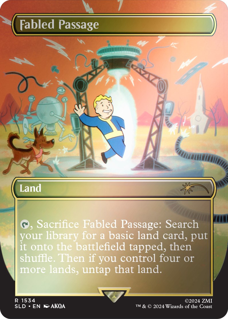 Fabled Passage (1534) (Rainbow Foil) [SLD - 1534]