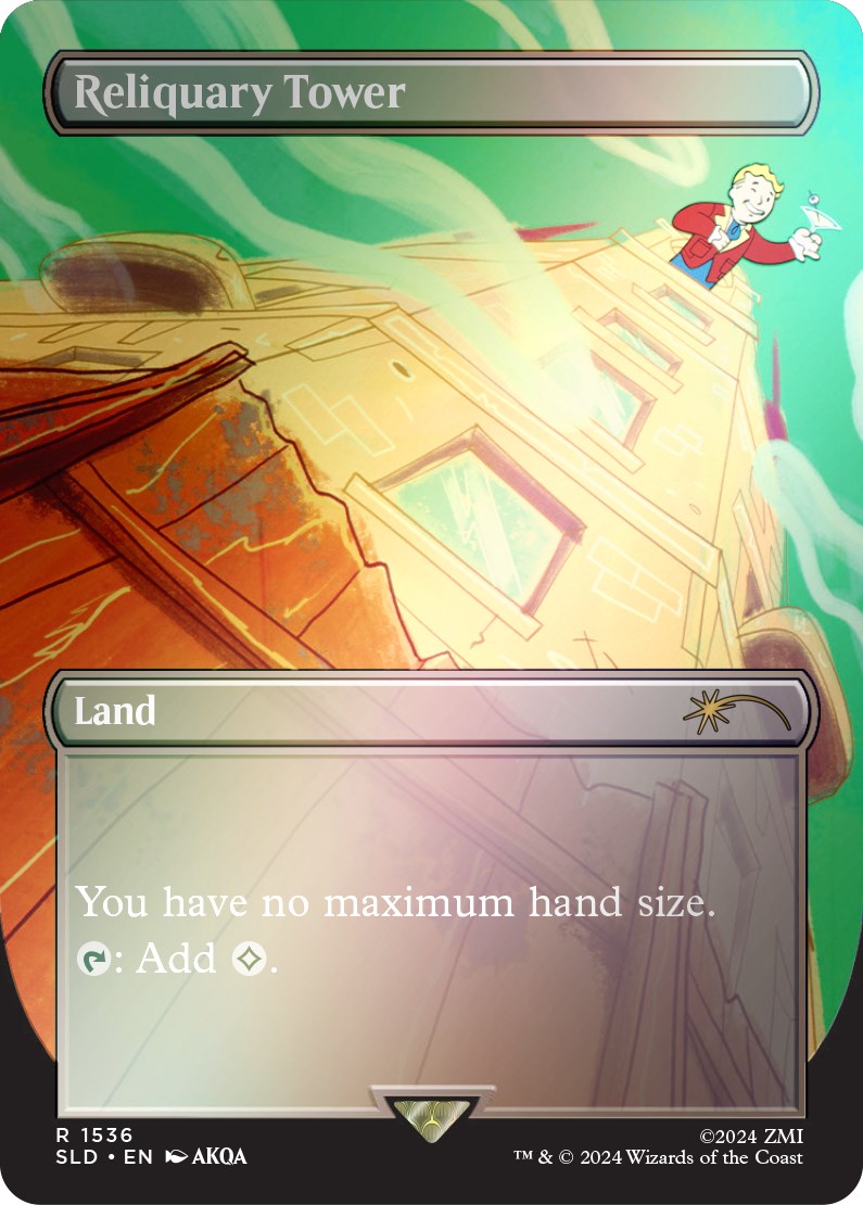 Reliquary Tower (1536) (Rainbow Foil) [SLD - 1536]