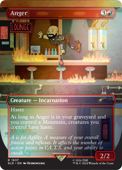 Anger (Rainbow Foil) [SLD - 1637]