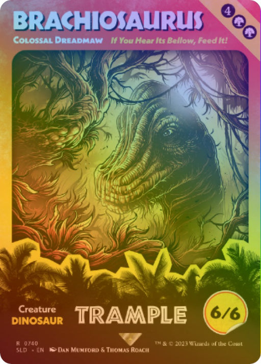 Brachiosaurus - Colossal Dreadmaw (Rainbow Foil) [SLD - 740]