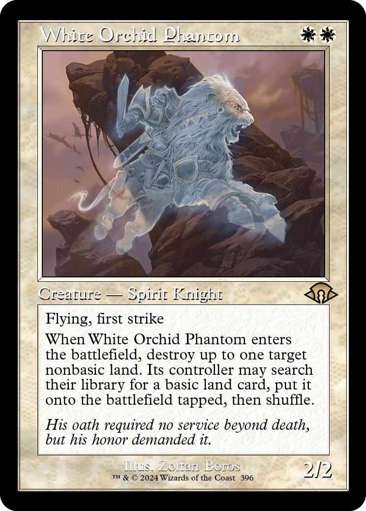 White Orchid Phantom (Retro Frame) [396]