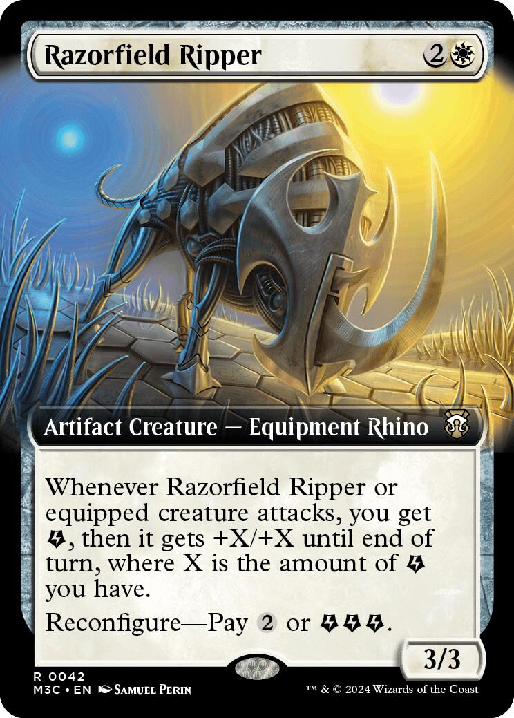 Razorfield Ripper (Extended Art) (Ripple Foil) [M3C - 42]