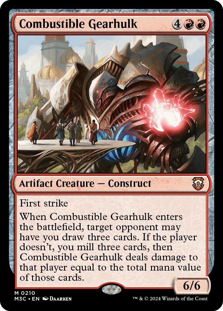 Combustible Gearhulk (Ripple Foil) [M3C - 210]