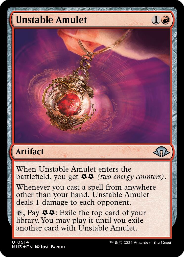 Unstable Amulet (Ripple Foil) [MH3 - 514]