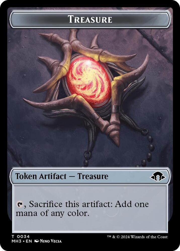 Copy // Treasure Double-Sided Token (Back)