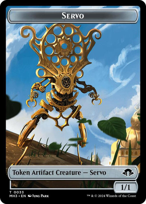 Phyrexian Myr // Servo Double-Sided Token (Back)