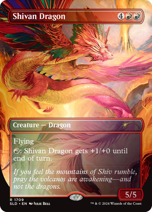 Shivan Dragon (Rainbow Foil)