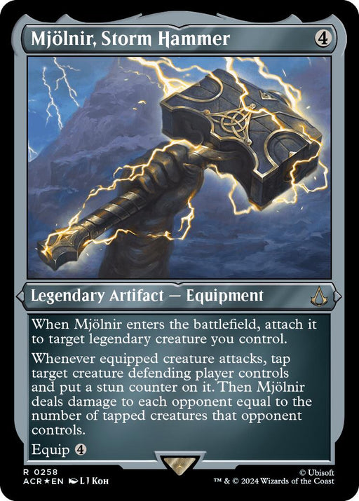 Mjolnir, Storm Hammer (Foil Etched)