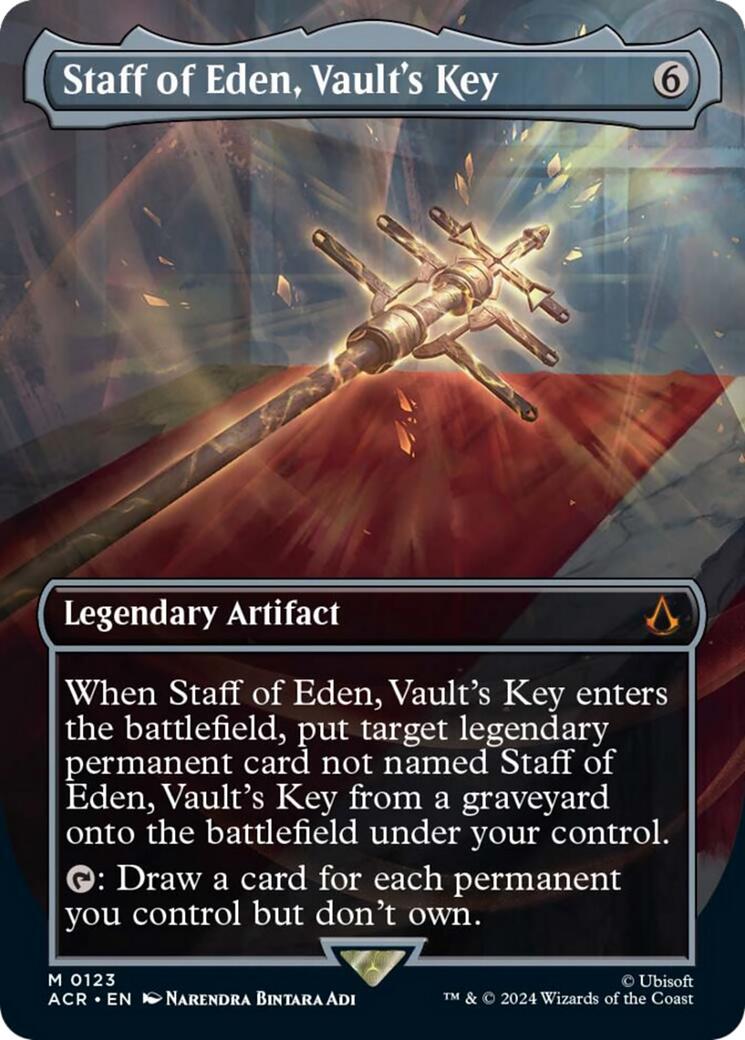 Staff of Eden, Vault's Key (Borderless) [ACR - 123]
