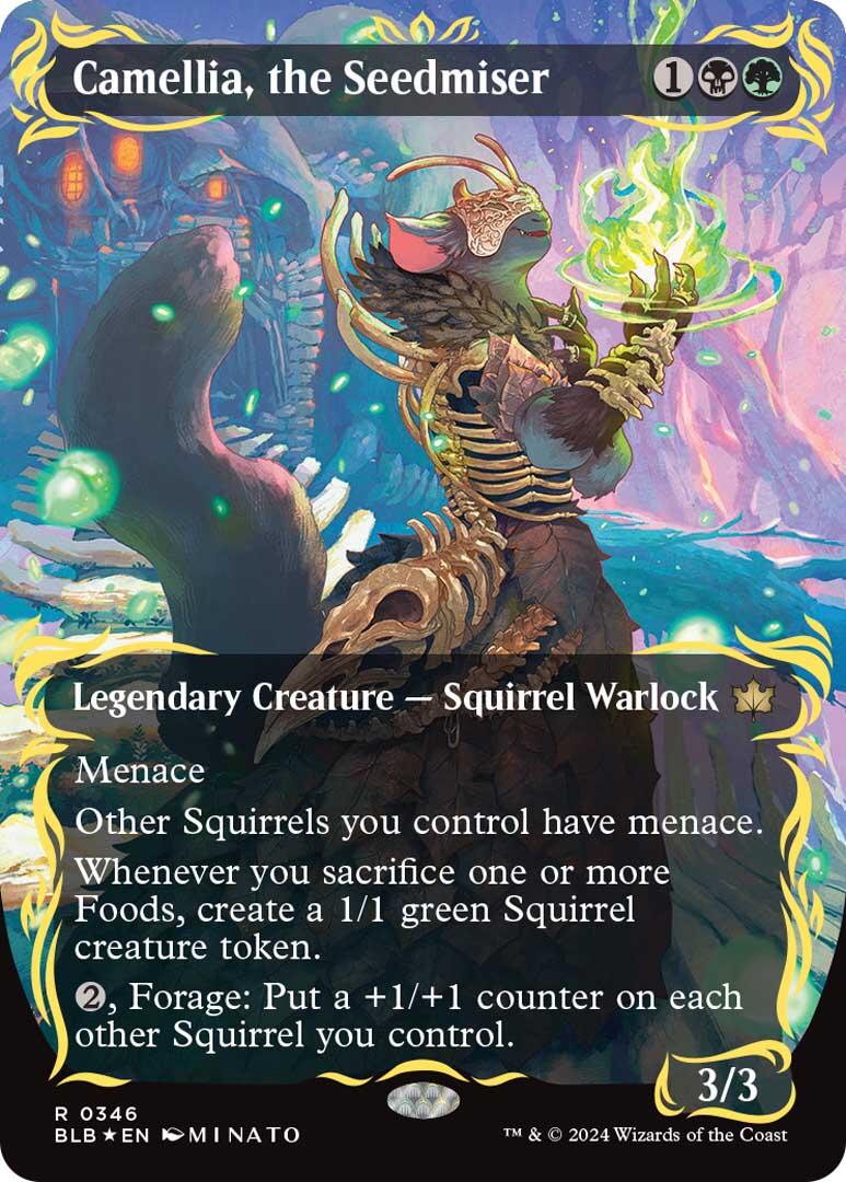 Camellia, the Seedmiser (Borderless) (Raised Foil) [BLB - 346]