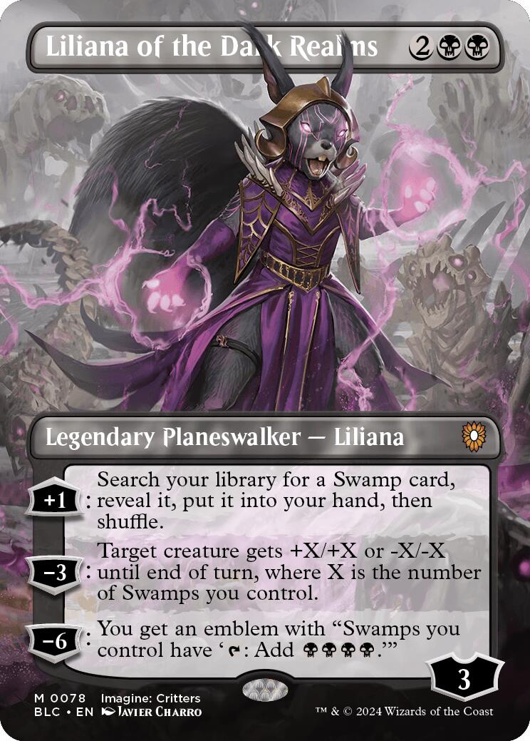 Liliana of the Dark Realms (Borderless) [BLC - 78]