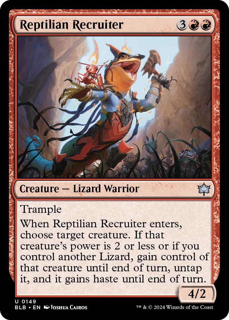 Reptilian Recruiter [BLB - 149]