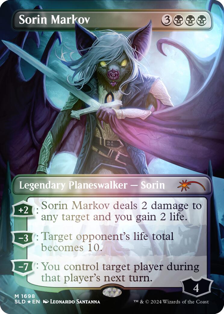 sorin cards mtg Sorin Markov (#1698) (borderless)