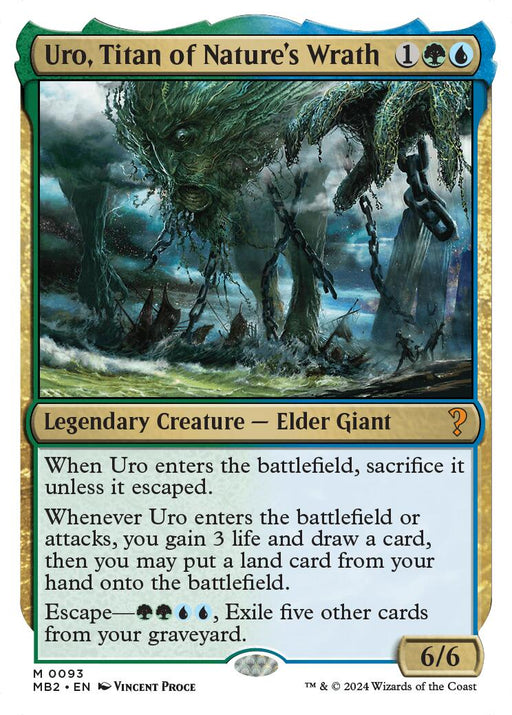 Uro, Titan of Nature's Wrath (White Border) [MB2 - 93]