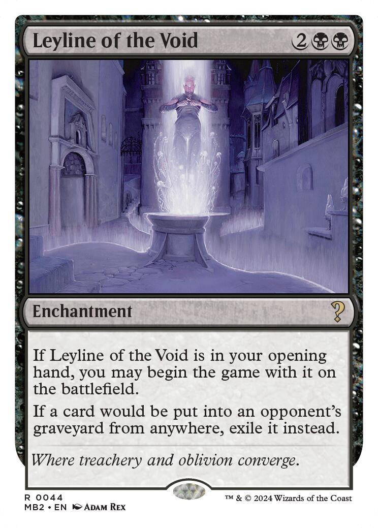 Leyline of the Void (White Border) [MB2 - 44]