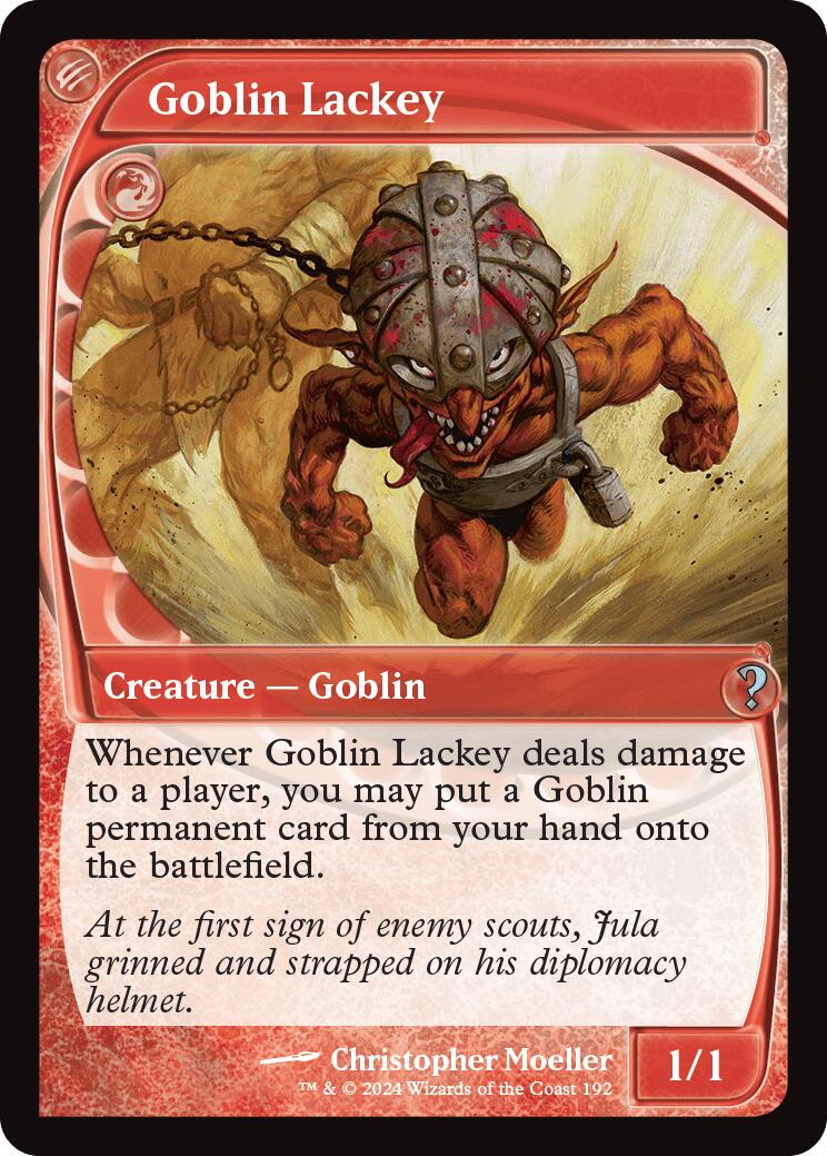Goblin Lackey (Future Sight) [MB2 - 192]