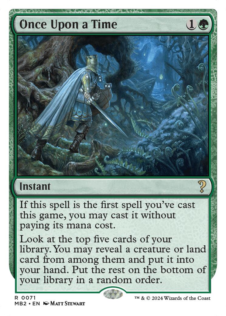 Once Upon a Time (White Border) [MB2 - 71]