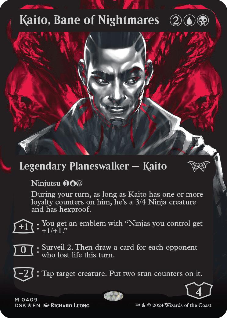 Kaito, Bane of Nightmares (Showcase) (Textured Foil) [DSK - 409]
