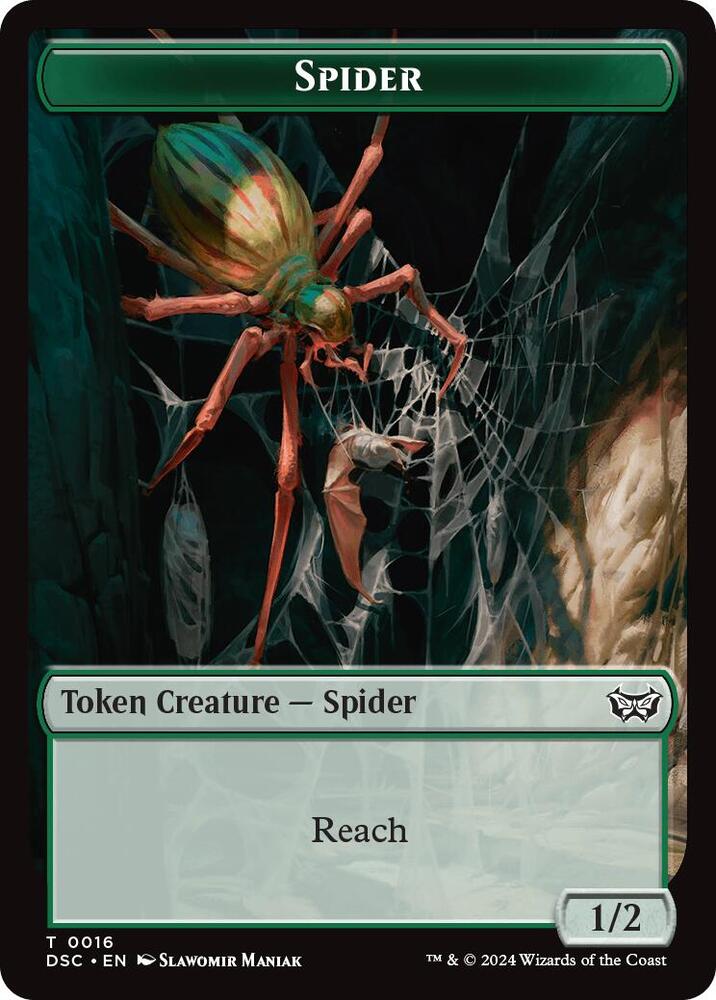 Insect (0012) // Spider Double-Sided Token (Back)
