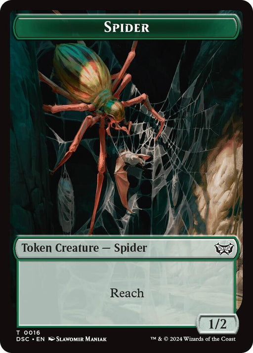Insect (0012) // Spider Double-Sided Token (Back)