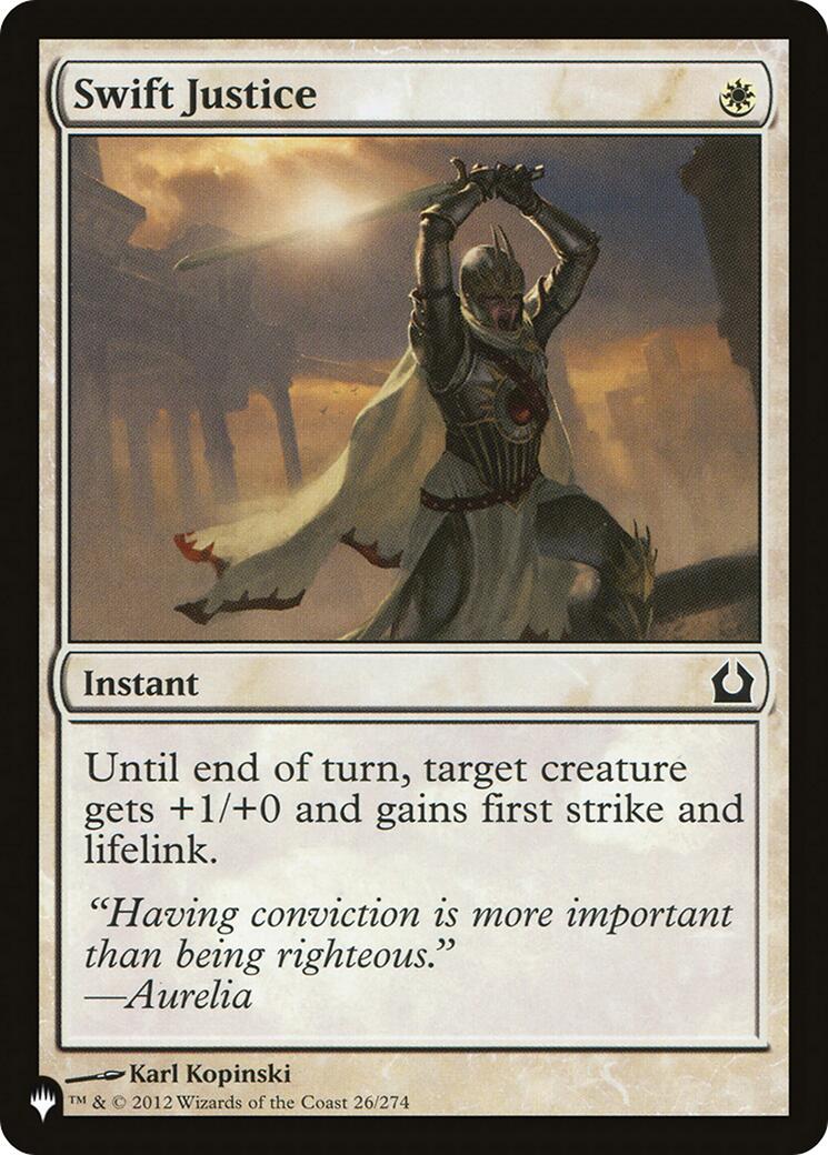 Swift Justice [LIST - 26/274]