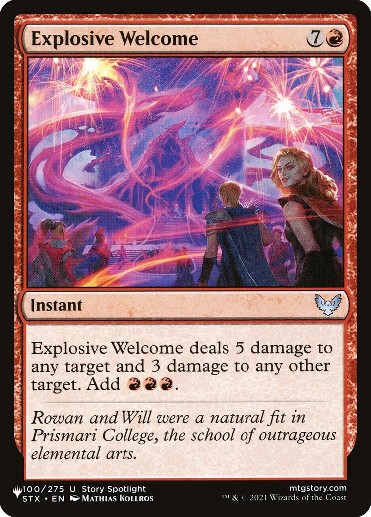 Explosive Welcome [LIST - 100/275]