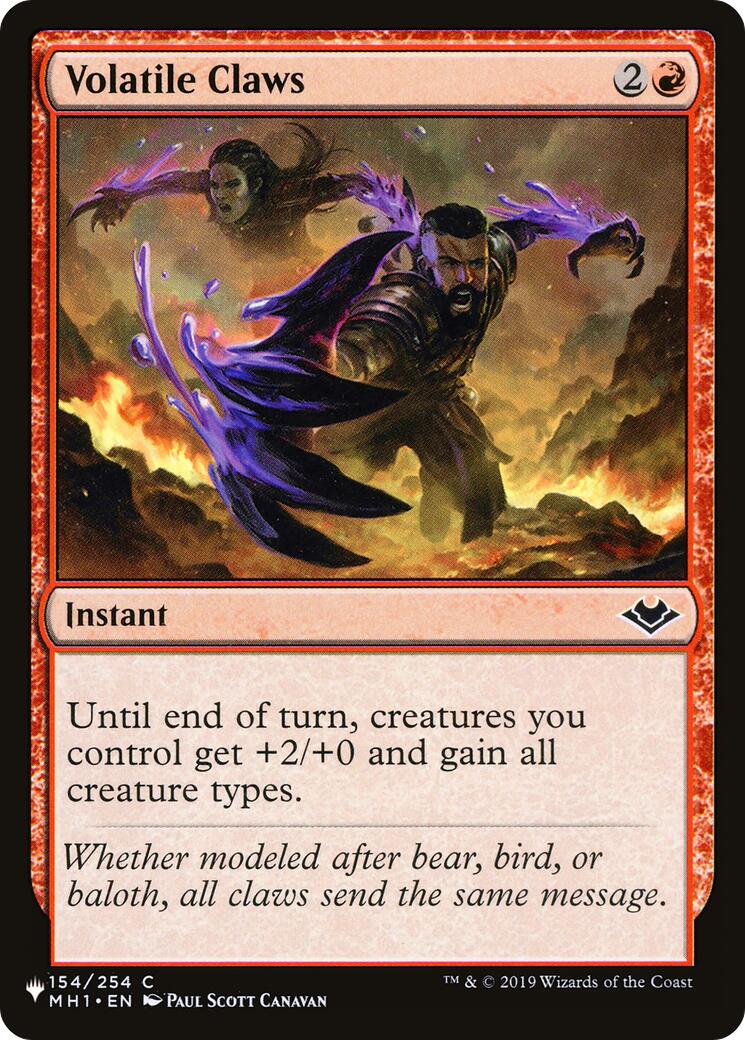 Volatile Claws [LIST - 154/254]