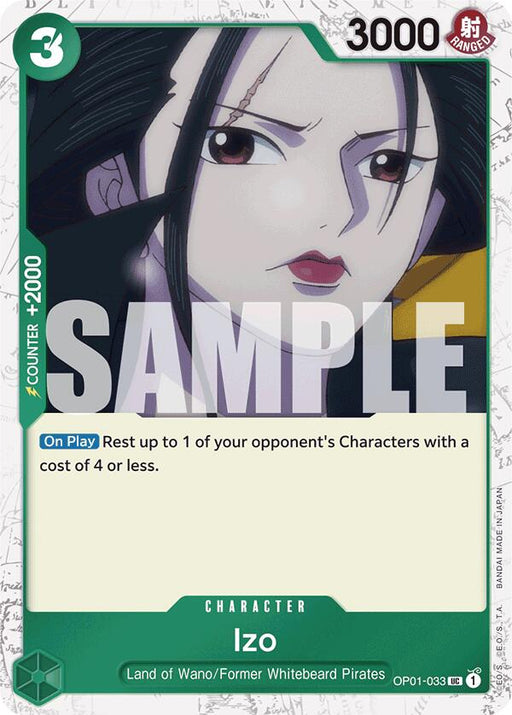 Izo (OP01-033) (Jolly Roger Foil)