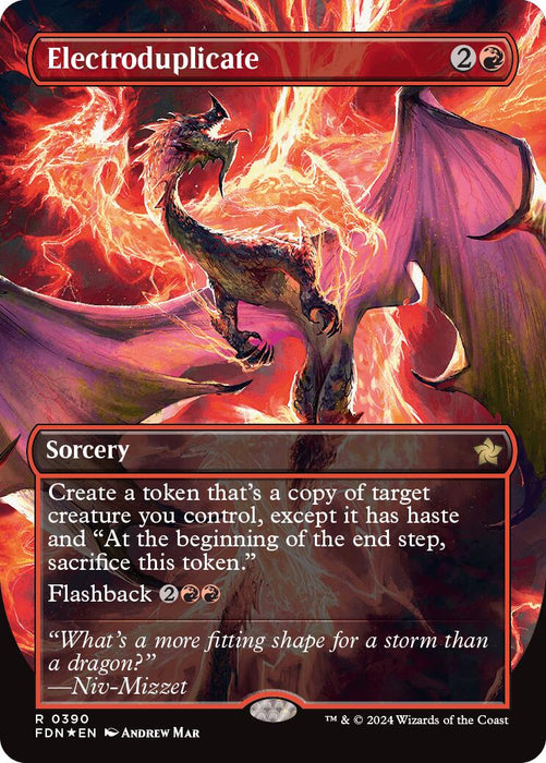 Electroduplicate (Borderless) (Mana Foil) [FDN - 390]