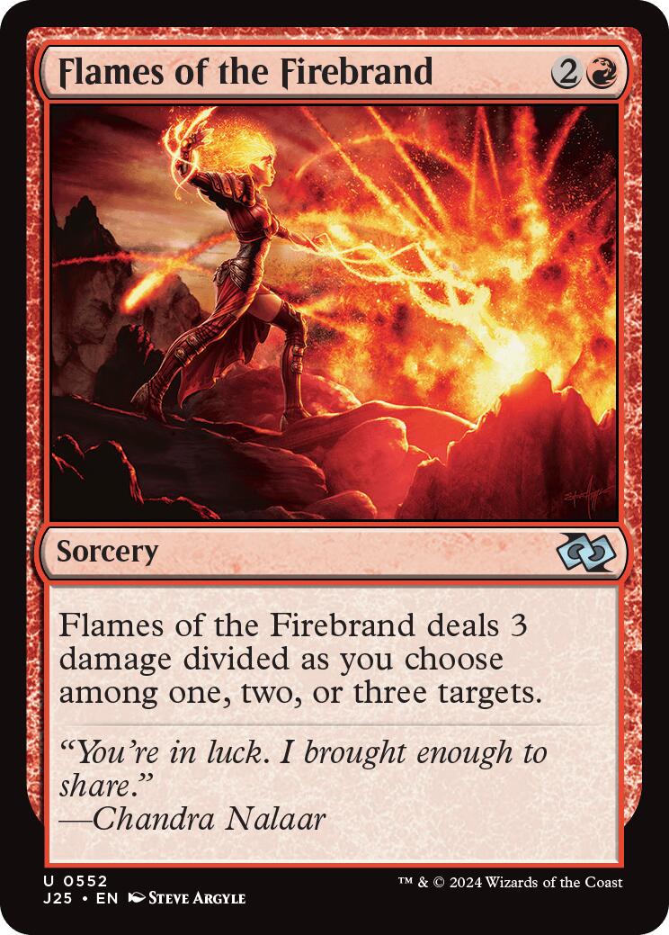 Flames of the Firebrand [J25 - 552]