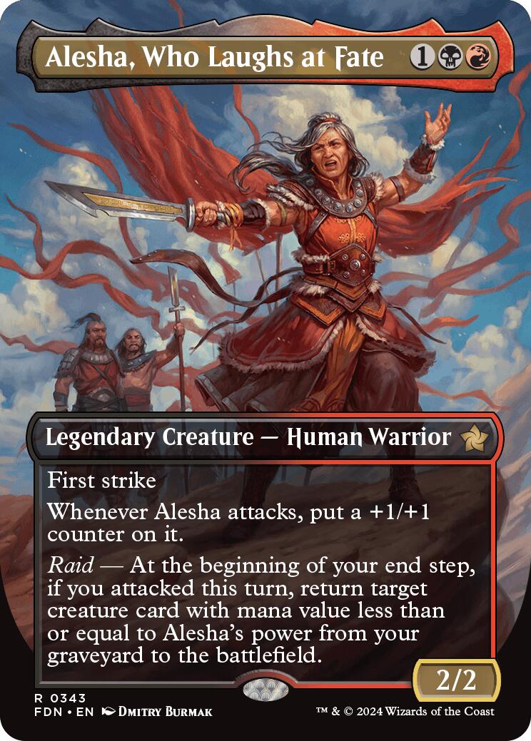 Alesha Who Laughs at Fate Borderless [FDN - 343]