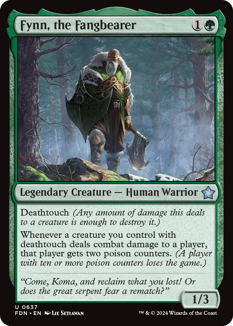 Fynn, the Fangbearer [FDN - 637]