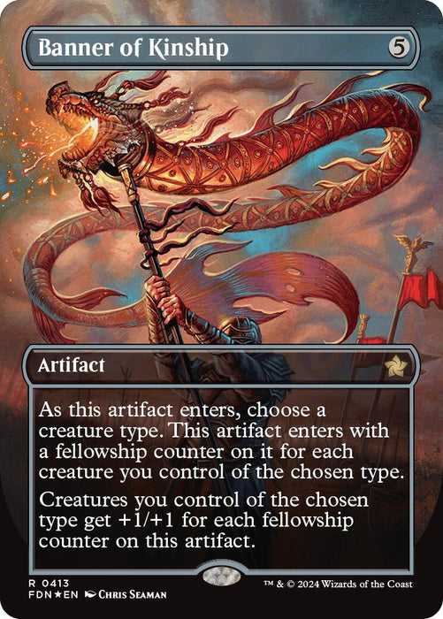 Banner of Kinship (Borderless) (Mana Foil) [FDN - 413]