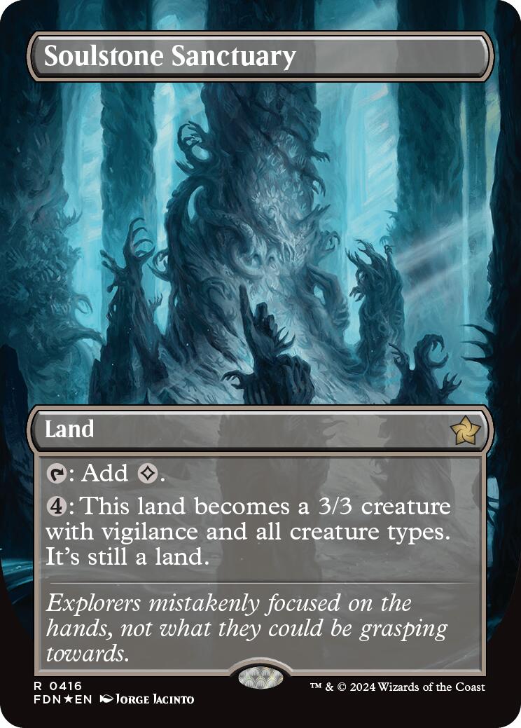 Soulstone Sanctuary (Borderless) (Mana Foil) [FDN - 416]