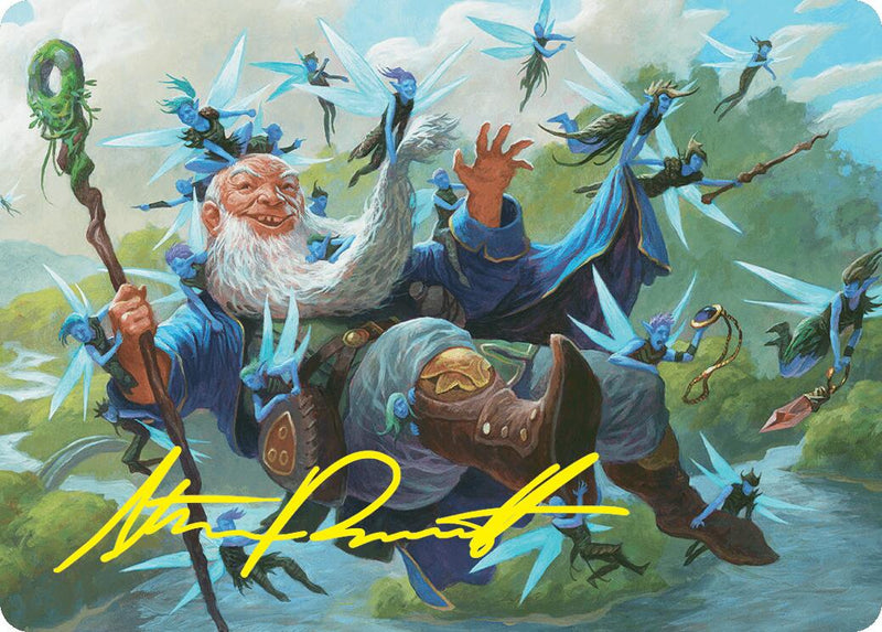 Mischievous Mystic Art Card (7/54) (Gold-Stamped Signature) [ASFDN - 7]