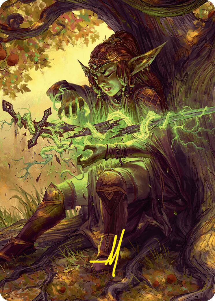 Reclamation Sage Art Card (45/54) (Gold-Stamped Signature) [ASFDN - 45]