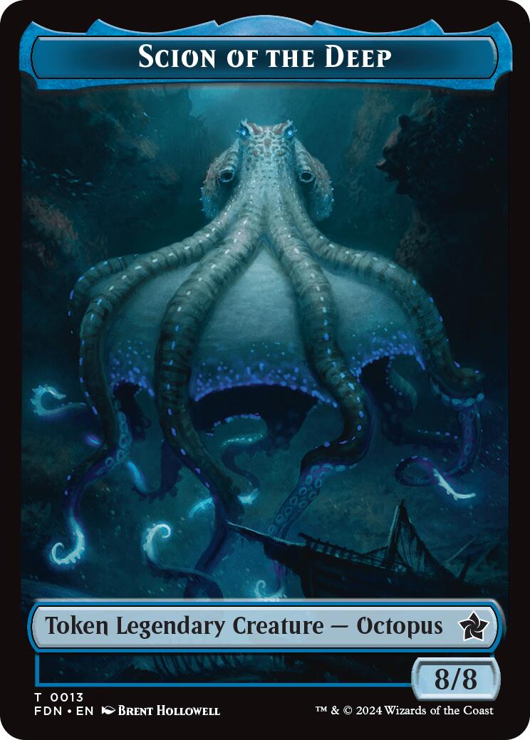 Scion of the Deep // Koma's Coil Doubled-Sided Token