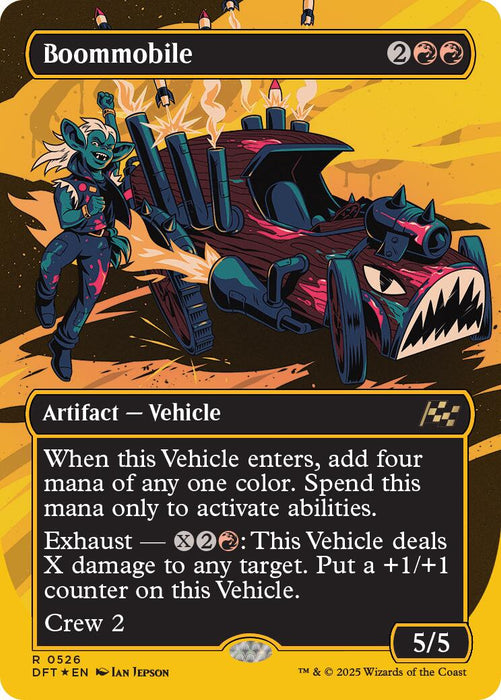 Boommobile (Borderless) (First-Place Foil) [DFT - 526]