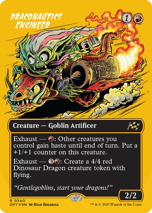 Draconautics Engineer (Borderless) (First-Place Foil) [DFT - 540]