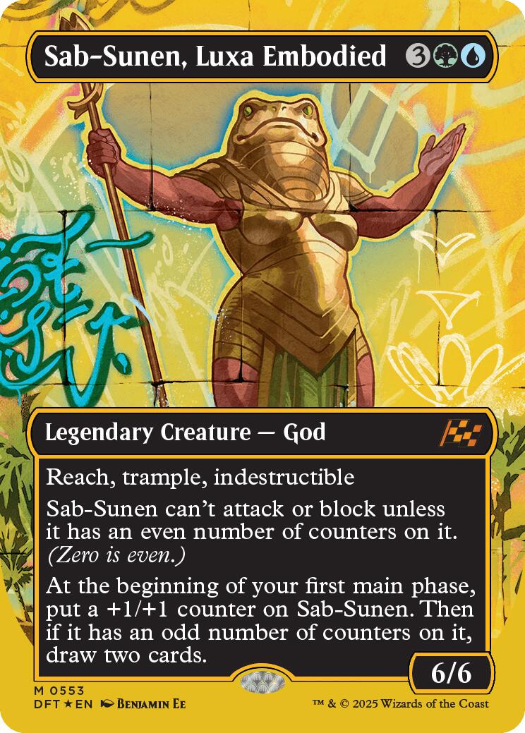 Sab-Sunen, Luxa Embodied (Borderless) (First-Place Foil) [DFT - 553]