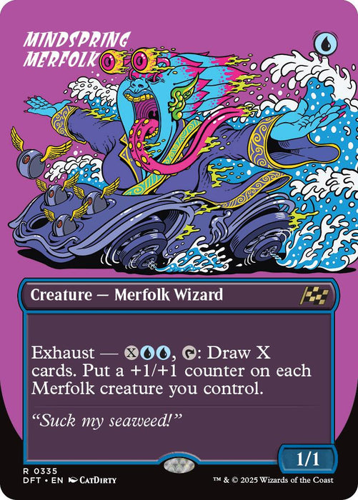 Mindspring Merfolk (Borderless) [DFT - 335]